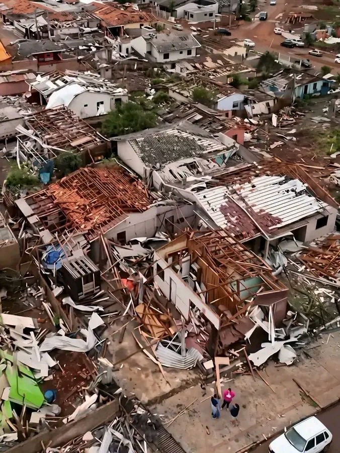 Polícia E MP Investigam Desvio de Donativos as Vítimas De Tornado Em Rio Bonito Do Iguaçu