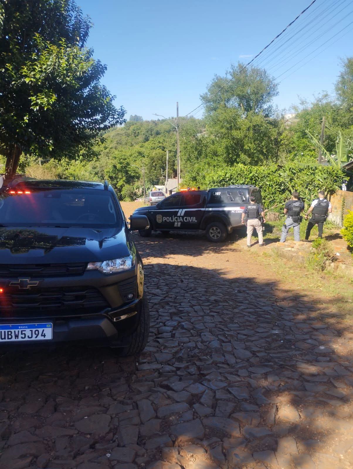 Polícia prendem mãe e padrasto suspeito de estrupo de vulnerável Em quedas do Iguaçu