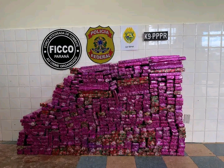 Polícia aprende cerca de 400 kg de maconha após veículo ser abandonado na rodovia 277 em Guarapuava