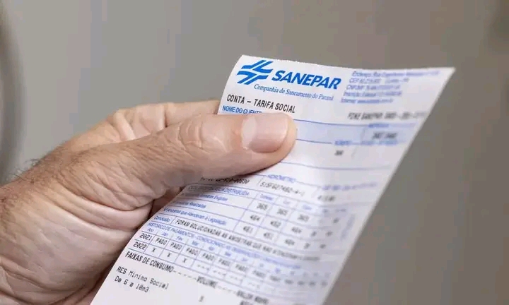 SANEPAR REDUZ TARIFA MINIMA DE AGUA E ESGOTO Em 25%A Partir DE OUTUBRO