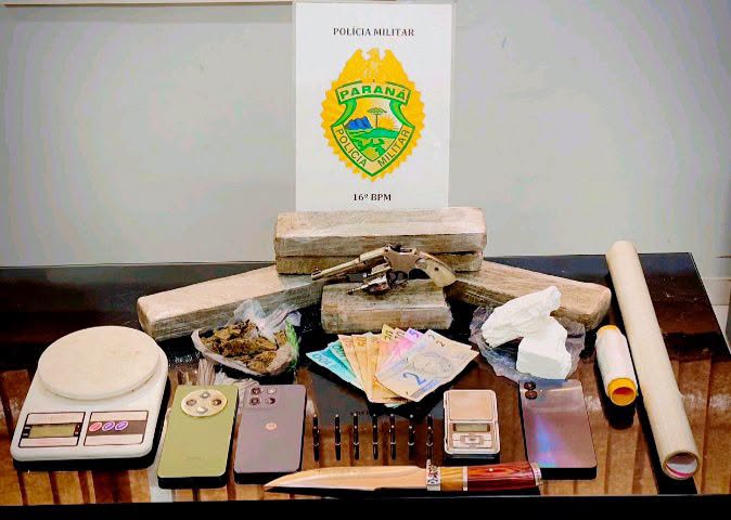 DURANTE UMA DENUNCIA DE VIOLENCIA DOMESTICA HOMEM E PRESO POR MAIS CRIMES EM GUARAPUAVAPOR MAIS CRIMESEM GUARAPUAVA