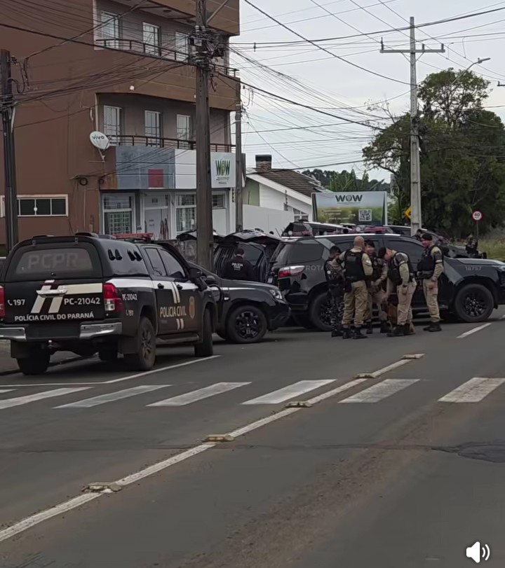 Operação Policial Em Andamento Em Guarapuava pr